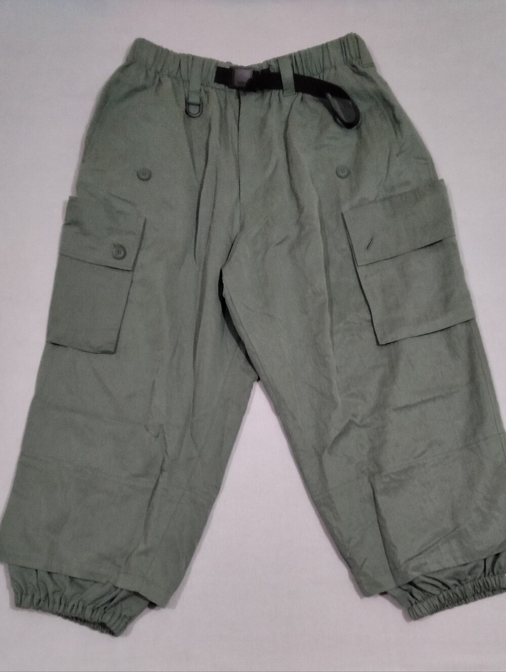 Adidas Y-3 Washed Twill Cargo Pants Trousers NWT Mens Large Oxide Green